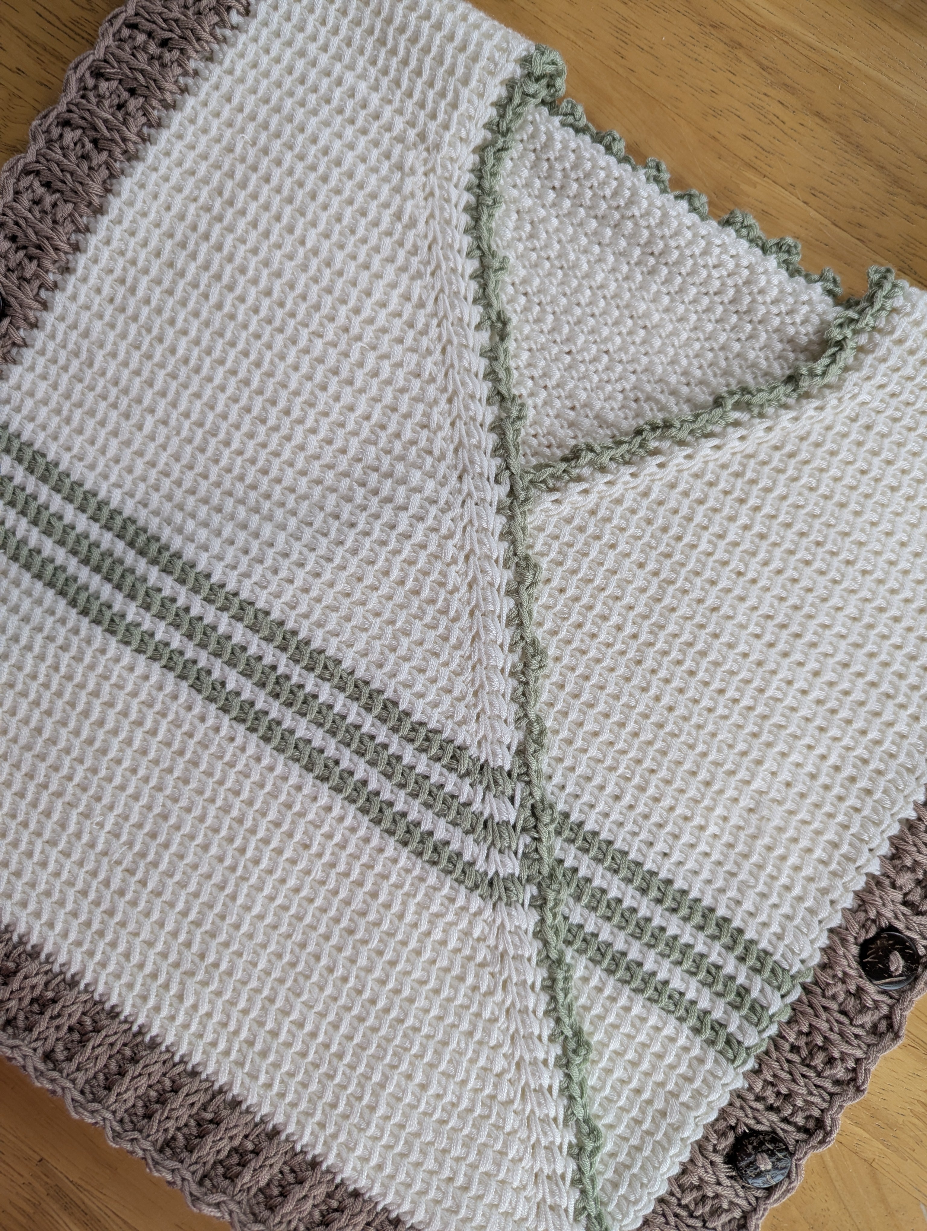 Crossed Poncho PDF Pattern