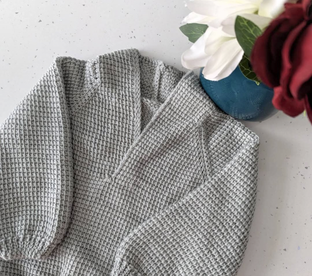 Tunisian Simple Sweater PDF Pattern